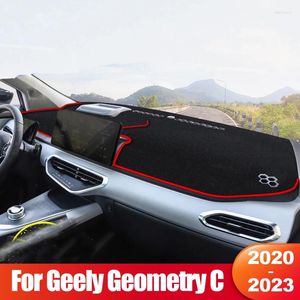 Geely Geometry C 2024 Car Dashboard Sun Shade Cover Pad Instrument Desk Non-Slip Matのインテリアアクセサリ