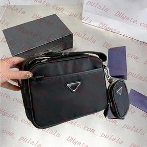 Designer Bags Nylon 2-in-1 Crossbody Bag Men Women Messenger Bags black Envelope Bag Luxury shoulder Bag with key pouch coin purse wallet