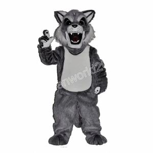 2024 Halloween Husky Mascot Costume Fancy Dress Carnival Cartoon Theme Fancy Dress for Men Women Festival Dress