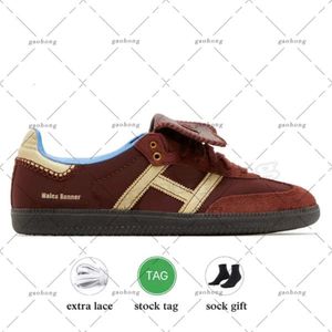 Bold Designer Buty Wales Bonner Rugby Cream Collegiate Green Sportowy i bogaty w halową piłkę nożną Srebrna czarna różowa platforma Sneakers Treakers 87