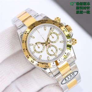 Clean Motre be luxe luxury Watch wristwatch waterproof 40X12mm chronograph mechanical movement steel men watches wristwatches Relojes Sapphire lens
