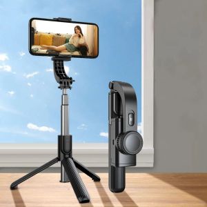 Gimbal el Gimbal Bluetooth Elde Taşınır Sabitleme Smartphone Xiaomi iPhone Huawei Aksiyon Kamera Videosu için Tripod Selfie Stick