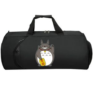 Tonari No Totoro Sling Bag min granne duffle Trevlig tecknad tote bild tryck axelfodral foto Duffel