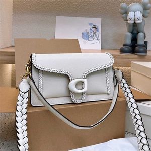 Coabag CrossbodyハンドバッグLuxurysハンドバッグ女性高級デザイナーバッグレザーファッショントレンディなタビーショルダーバッグ付きダストバッグ