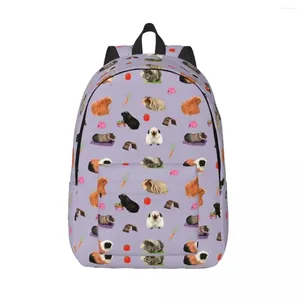 Mochila cobaias mulher pequenas mochilas meninos meninas bookbag casual bolsa de ombro portabilidade viagem mochila crianças sacos escolares