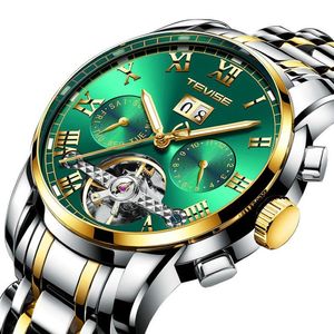 дизайнерские мужские часы автоматические часы с бриллиантами 41 мм из тонкой стали модный календарь водонепроницаемые мужские золотые часы 228u