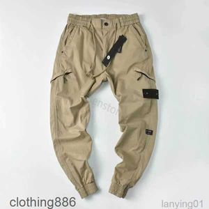 Wysokiej jakości plastry odznaki męskie listy mody Stone spodni Projektant Projektant Jogger Pants Cargo Fly Fly Sports Spodni 4Homme Clothing Island 44HCV