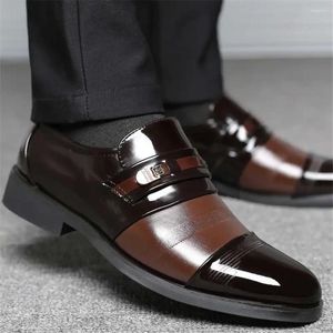 Kleiderschuhe, die scharfe Nase heiraten, Drop Heels weiße Mann Hochzeit Sneaker Sport Tene Tenes Mascolino