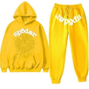 Modedesigner hoodie sp5der hoodie tröja europeiska sportmän kvinnor kamouflage blixtlås sportkläder huvtröja spindel tracksuit grossistuppsättning