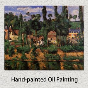 Modern Art Chateau Du Medan Paul Cezanne Oil Paintings Reproduction High Quality Hand Painted for el Hall Wall Decor241s