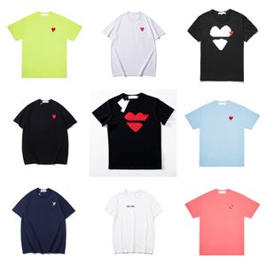 Designer t Shirt Play Mens t Shirt Designer Red Commes Heart Women Garcons s Badge Des Quanlity Ts Cotton Cdg Embroidery Short Sleeve