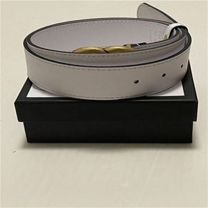 Luxury Designer Belt Män kvinnor Big Gold Buckle äkta läder Klassisk ceinturebredd 3 8 cm med lådbälten209p