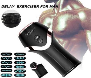 12 Speed ​​Ssanie męskiego masturbatora sztuczna pochwa Prawdziwa cipka elektryczna pompa próżniowa Ssać Masturbacja Puchar Sex Toys dla mężczyzn 2111247375259