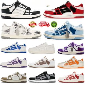 Scarpe designer scarpe di moda schelette bones runner top skel bassa scheletro donna uomo uomo blu rosso bianco nero verde grigio originale 35-46