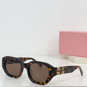 Designer Retro Sunglasses Polycarbonate Metal Oval MU55 Mens and Womens Luxury Sunglasses Polarized Light Anti reflective Goggles