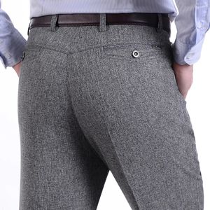 MRMT 2024 Marke Herren Hosen Männer Mittleren Alters Casual Lose Dünne Hosen für Männer Gerade Hohe Taille Mann Hosen Hose 240315