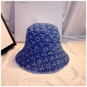 Cowboy Bucket Hat Casual Unisex Caps Women Mens Hatts For Street Denim Print Fitted Men D2109152HL Beanie Designer Cap