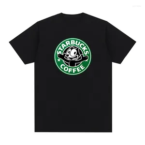 メンズTシャツフェリックスキャットTシャツ面白い1920年代ビンテージ漫画コットンメンズシャツティーチャートシャツレディーストップス