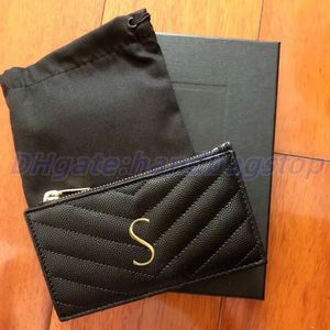 Portafoglio di design Luxurys di alta qualità Porta carte di credito Porta carte da uomo in vera pelle da donna Porta carte lungo Portamonete Wa273n