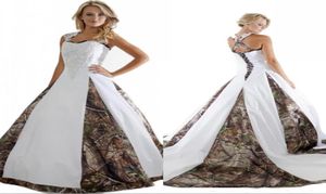 2020 New Arrival Camo Wedding Dresses With Appliques Ball Gown Long Camouflage Wedding Party Dress Bridal Gowns6825784