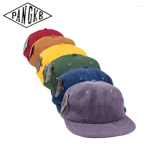 Ball Caps Pangkb markası sağlam kadife kapak sıcak rüzgar geçirmez hip hop snapback şapka yetişkin gündelik güneş beyzbol kemik gorras tut