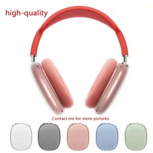 Para Airpods Max fones de ouvido bluetooth Acessórios para fone de ouvido Transparente TPU Sólido Silicone Capa protetora à prova d'água AirPod Maxs Fones de ouvido Capa para fone de ouvido