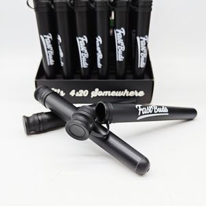 48PCS PREロールチューブパッケージジョイントホルダー420 FASTBUDS 110mm Preroll Doobチューブコーン付きタバコメーカーコンテナピルケース