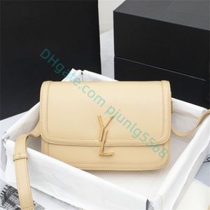 Top quality Luxury SOLFERINO Genuine Leather designer Shoulder Bags for woman envelope Crossbody Purses Fashion man Cowhide handbags messenger tote Clutch Bags