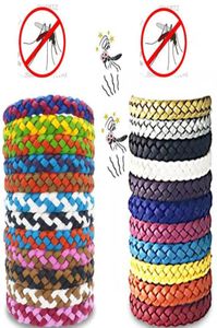 DIY Geflecht PU Leder Armband Mückenschutz Armbänder Antimosquito Armband Armreif Seile Geflecht Insektenschutz Schädlingsbekämpfung5723779