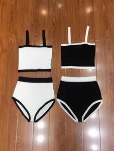 Bikini Mayo Mayo Kadınlar Tasarımcı Mayo Elbise Elbise Belly Kapalı Tam Paket İç Çamaşır Pantolon Gömlek İki Parça Bölünmüş Cros3730012