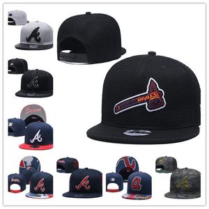 Birçok stil 2019 Braves Beyzbol Snapback Hat Erkek Kadın Beyzbol Kapakları Düz ​​Casquette Gorras Unisex Boy Sport Caps Casual Cotton4009633