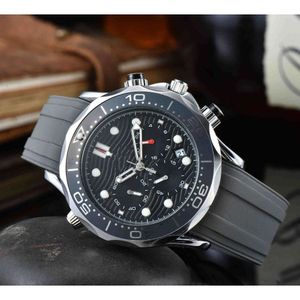 Роскошные дизайнерские часы Omg Watch 2021 Коммерческие мужские часы Шестиконтактные кварцевые многофункциональные часы