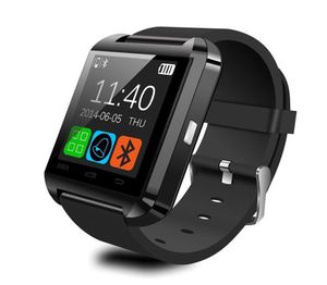 Bluetooth Smart Watches Wristwatch Smartwatch med Sleep Monitor Remote Camera pedometer för iPhone Samsung Phone Lätt att bära2107387