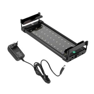 Acquari Illuminazione 1 Pz Nero ZJL-40 Acquario subacqueo Acquario Acquario SMD 6W 28 CM Lampada a luce LED AC100-240V Spina USA EU Pet 212J