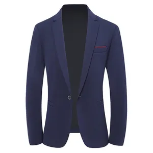 Mens Suits High Quality Blazer Elegant British Style Fashion Business Job Interview Groomsmen Dress Casual Gentleman Slim Fit Jacket