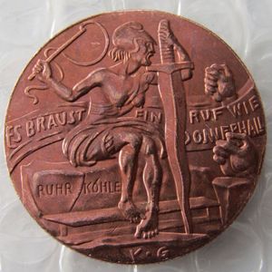 Almanya 1923 Soyguncu Mahkemesi% 100 Bakır Kopyalama Coins2072