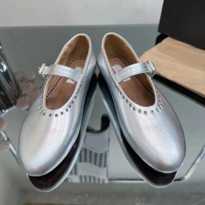 women loafers designer shoe sandal ballet flats out mesh sandal round head rhinestone rivet buckle Mary Genuine leather Jane Women ballet flats dress shoes loafer