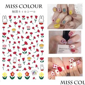 Adesivi Decalcomanie Per Unghie 2024 1 Pz Art Sticker Avocado Punta Modello Animale Fascino Indietro Colla Disegni Decorazione Manicure Drop Consegna Salute Otj9T