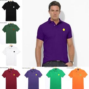 shirt tshirt mens classic horse pattern designer luxury slim summer casual polo Wholesale PriceBusiness and leisure