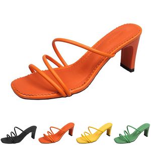 pantofole donna sandali tacchi alti scarpe moda GAI triple bianco nero rosso giallo verde marrone colore64