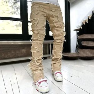 Calça jeans masculina com perna reta
