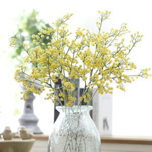 Colorfull Artificial Gypsophila Soft Silicone Real Touch Flowers Artificial Gypsophila for Wedding Home Party Festive Decoration Wholesale
