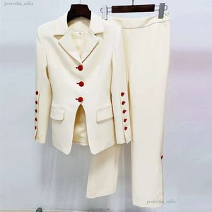 Womens Suits Blazers Tide Marka Retro Moda Tasarımcısı Takım Ceket tek göğüslü ince artı boyutu Kadın Giysileri 932