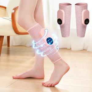 Calf Massager 360° Air Pressure Leg Heating Presotherapy Massage Device Wireless Airbag Relax Muscles Relieve Pain 240305