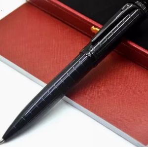 Ballpoint Pens high quality CA Silver / Black ballpoint pen school office stationery Fashion luxury refill pens No Box 230721