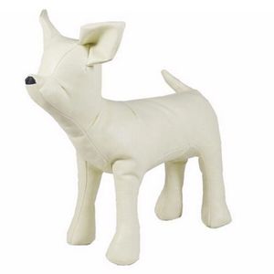 Leather Dog Mannequins Standing Position Dog Models Toys Pet Animal Shop Display Mannequin223u