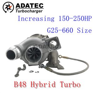 Turbo Hybrid لـ B48 BMW 330 I (F30/F31) 1er 2 Cabriolet 2 Coupe 3 Gran Turismo 3er Touring 4 Cabriolet 4 Coupe 4 Gran Coupe X3 X4 TD04L Upgrade Turbine 49477-02400