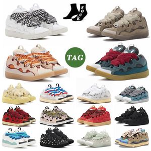 Top Sapatos Casuais de Designer Top Original Lavinas Extraordinárias Mulheres Emedes Hightop Bolfskin Nappa Sapatos de Sapatos Brancos Cinza Sapatos Grandes Tênis