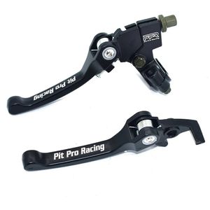 Folding Clutch Lever Brake Set Fit For CRF KLX Pit Pro Racing Xmotos BSE KAYO Dirt Bikes Parts Most Aluminum Alloy 240228