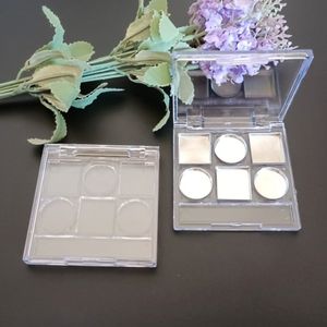 Clear Square Eyeshadow Case 9 Grids Palette Eye Makeup Storage Box tom Eyeshadow Dish DIY